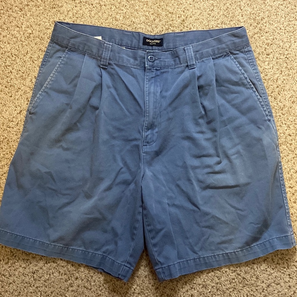 DOCKERS Khakis men’s blue shorts